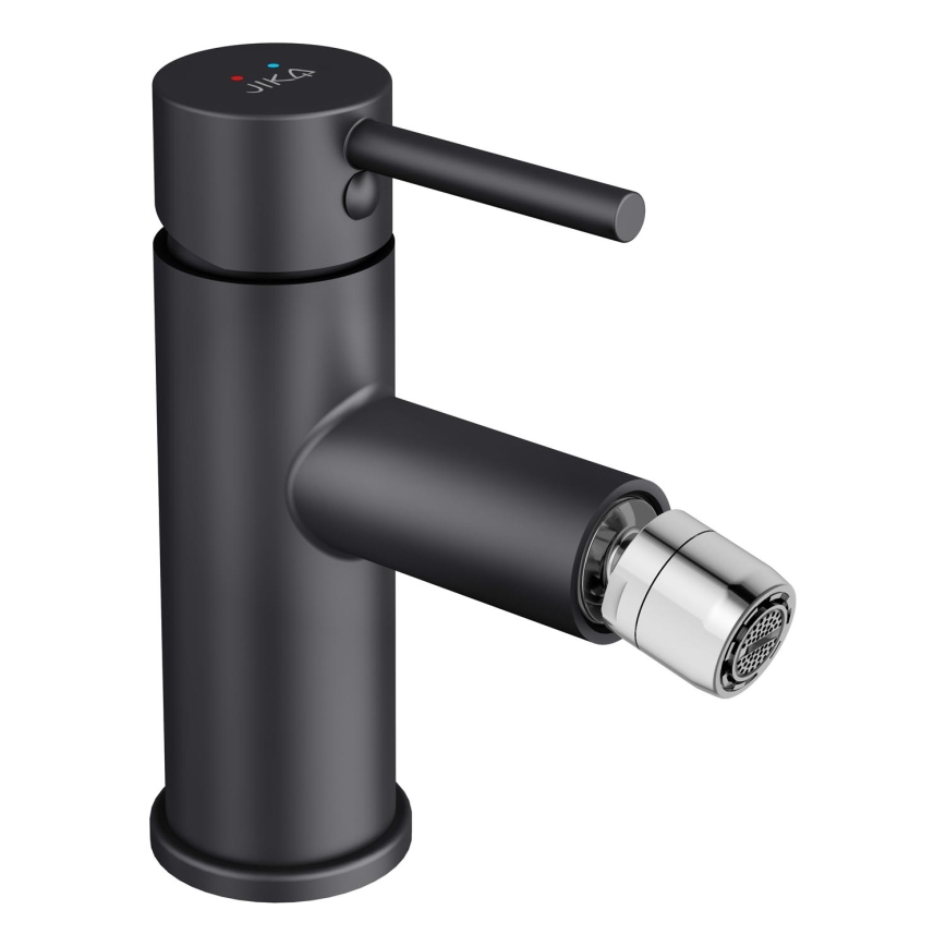 JIKA H3412F17161101 - Mitigeur bidet MIO 14,7 cm noir mat