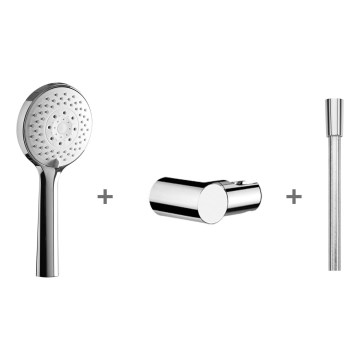 JIKA H3651X00043621 - Colonne de douche CUBITO chrome brillant