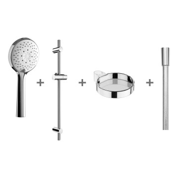 JIKA H3651X00044721 - Colonne de douche CUBITO chrome brillant