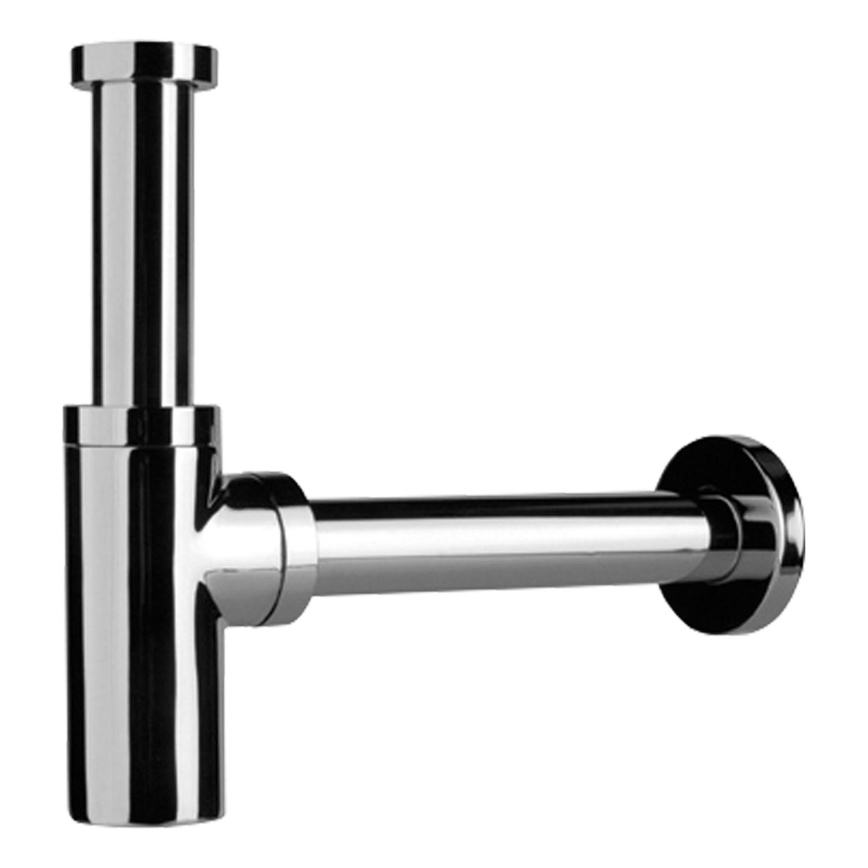 JIKA H3747100040001 - Siphon rond pour lavabo MIO, chromé brillant