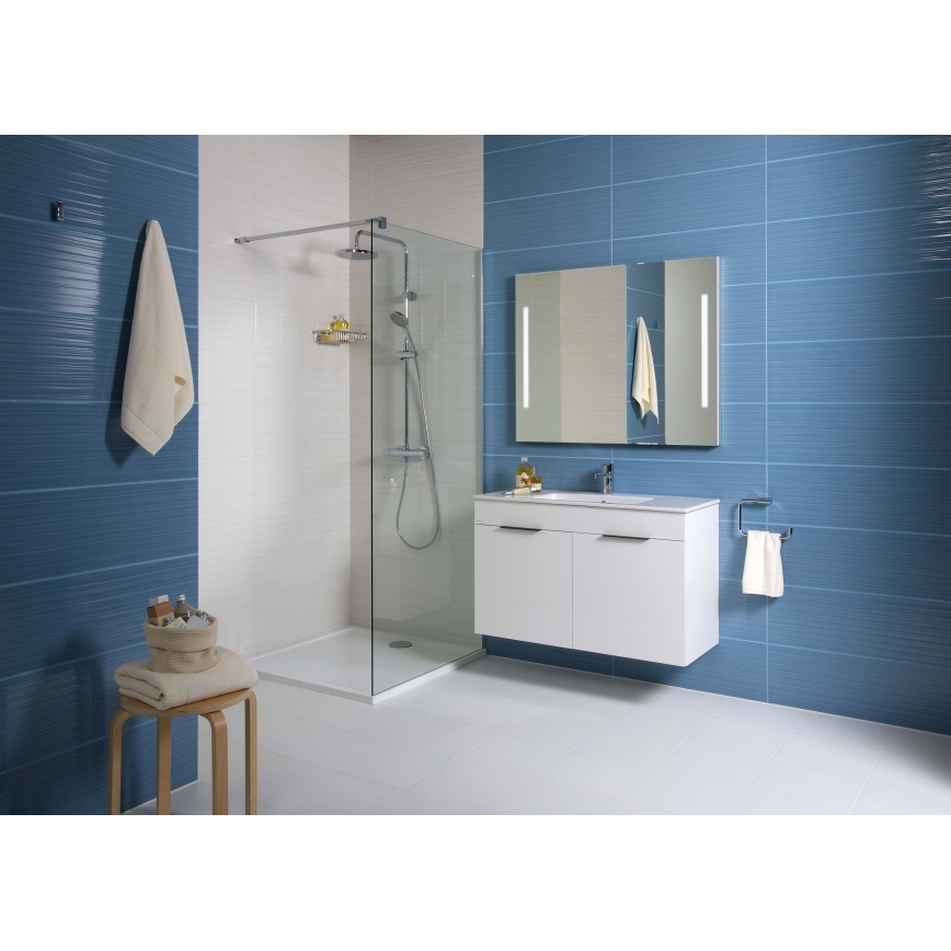 JIKA H4536011763001 - Meuble de salle de bain avec vasque CUBE 60,7x65 cm blanc