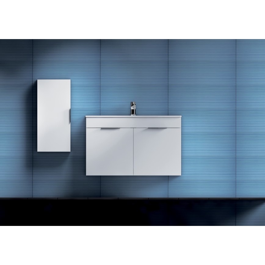 JIKA H4536011763001 - Meuble de salle de bain avec vasque CUBE 60,7x65 cm blanc