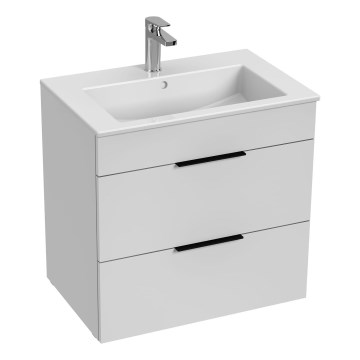JIKA H4536021763001 - Meuble de salle de bain avec vasque CUBE 60,7x65 cm blanc