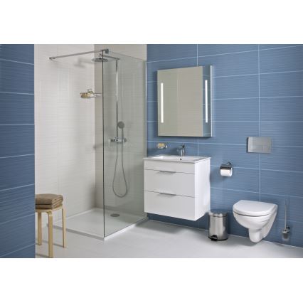 JIKA H4536021763001 - Meuble de salle de bain avec vasque CUBE 60,7x65 cm blanc