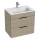 JIKA H4536021765141 - Meuble de salle de bain avec vasque CUBE 60,7x65 cm frêne