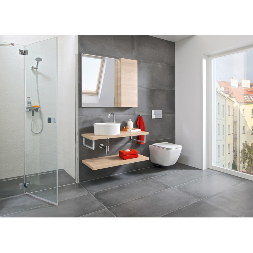 JIKA H8184200001121 - Lavabo à poser CUBITO Ø 40 cm céramique/blanc