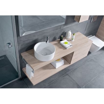 JIKA H8184200001121 - Lavabo à poser CUBITO Ø 40 cm céramique/blanc