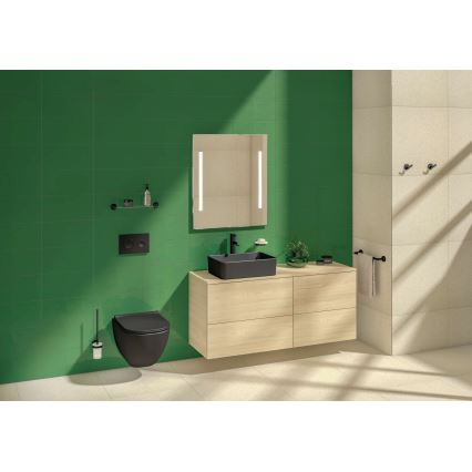 JIKA H8184237161121 - Lavabo à poser CUBITO 50x35 cm céramique/noir mat