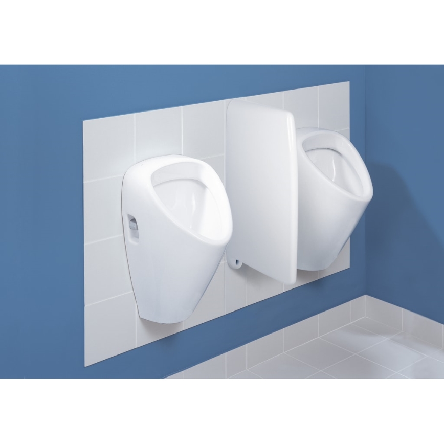 JIKA H8430700000001 - Urinoir GOLEM, alimentation interne, évacuation arrière, céramique/blanc
