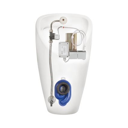JIKA H8430700004901 - Urinoir avec capteur GOLEM 230V, alimentation interne, évacuation arrière, céramique/blanc