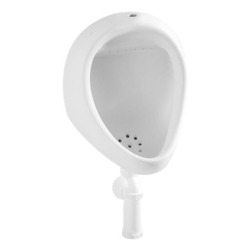 JIKA H8441000004401 - Urinoir KORINT avec arrivée d'eau latérale, évacuation basse, céramique/blanc