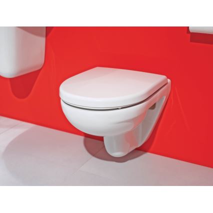 JIKA H8663810000001- WC suspendu LYRA céramique/blanc + abattant LYRA duroplast/blanc