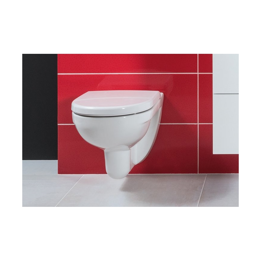 JIKA H8663850000001- WC suspendu LYRA céramique/blanc + abattant LYRA duroplast/blanc