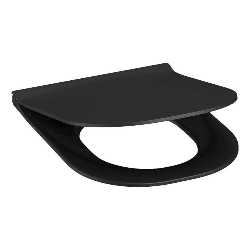 JIKA H8917167160631 - Abattant de WC SoftClose MIO en duroplast/mat noir