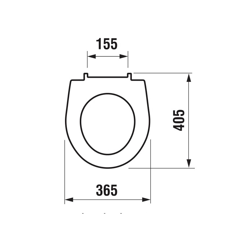 JIKA H8933803000631 - Abattant de WC LYRA duroplast/blanc