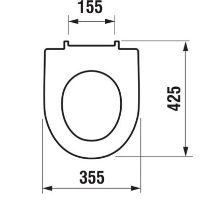 JIKA H8933853000001 - Abattant WC SoftClose LYRA duroplast/blanc