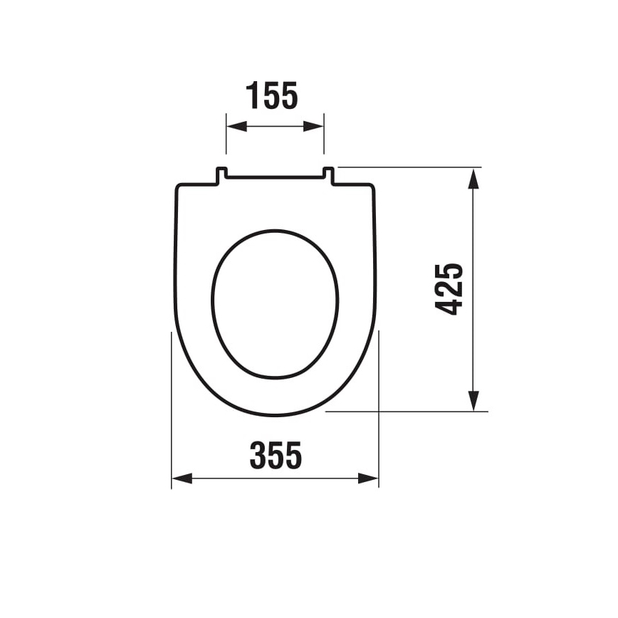 JIKA H8933853000001 - Abattant WC SoftClose LYRA duroplast/blanc