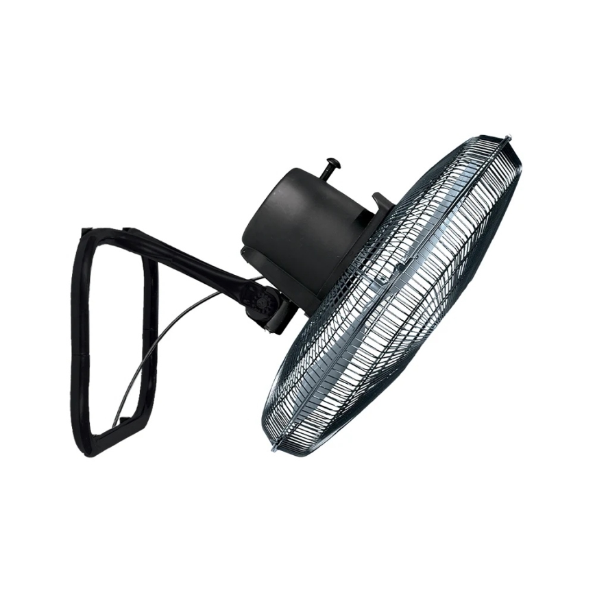 JOHNSON - Ventilateur sur pied 3 en 1 WOOD 80W/230V Ø 50 cm noir/beige