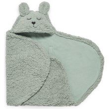 Jollein - Couverture à langer fleece Bunny 100x105 cm Ash Green