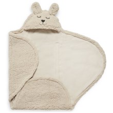 Jollein - Couverture à langer fleece Bunny 100x105 cm Nougat