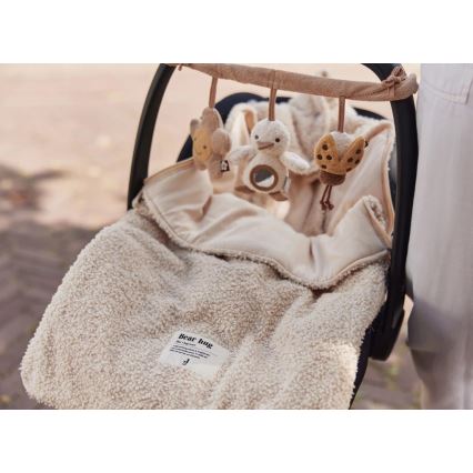 Jollein - Sac pour siège auto BOUCLE 42x82 cm Boucle Naturel