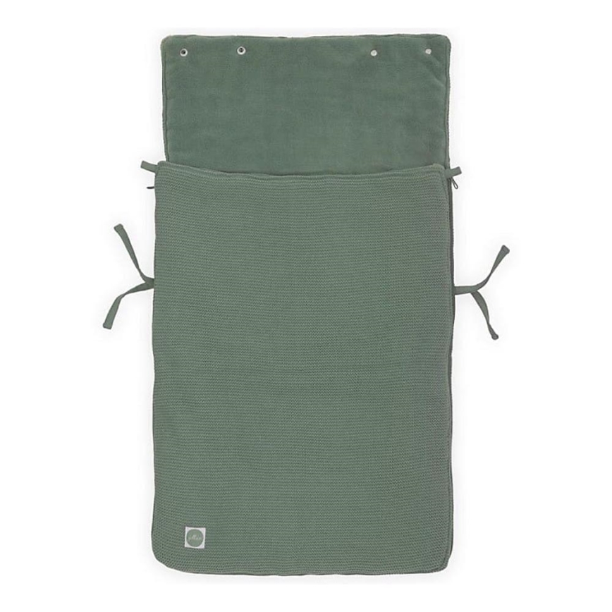 Jollein - Sac pour siège auto fleece BASIC KNIT 42x82 cm Ash Green