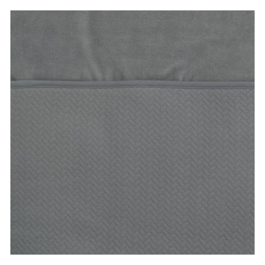 Jollein - Sac pour siège auto fleece BRICK VELVET 42x82 cm Velvet Storm Grey