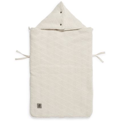 Jollein - Sac pour siège auto RIVER KNIT 42x82 cm Cream White