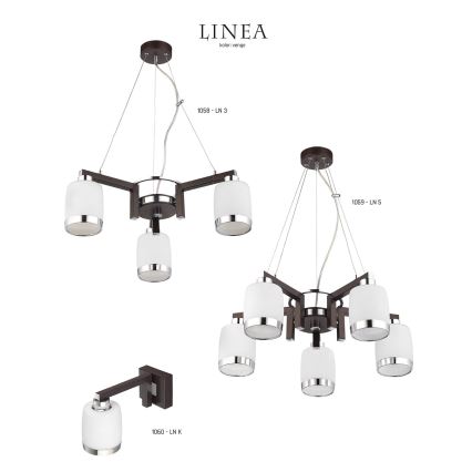 Jupiter 1060 - LNK - Applique murale LINEA 1xE27/60W/230V