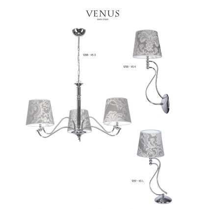 JUPITER 1288-VS3 - Suspension VENUS 3xE27/60W