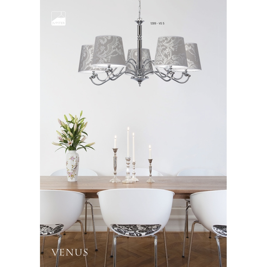 JUPITER 1289-VS5 - Suspension VENUS 5xE27/60W