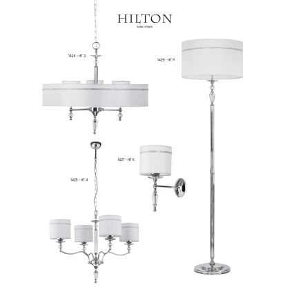 Jupiter 1424 - Suspension sur chaîne HILTON 3xE27/60W/230V