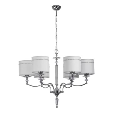 Jupiter 1426- Lustre avec chaîne HILTON 6xE27/60W/230V