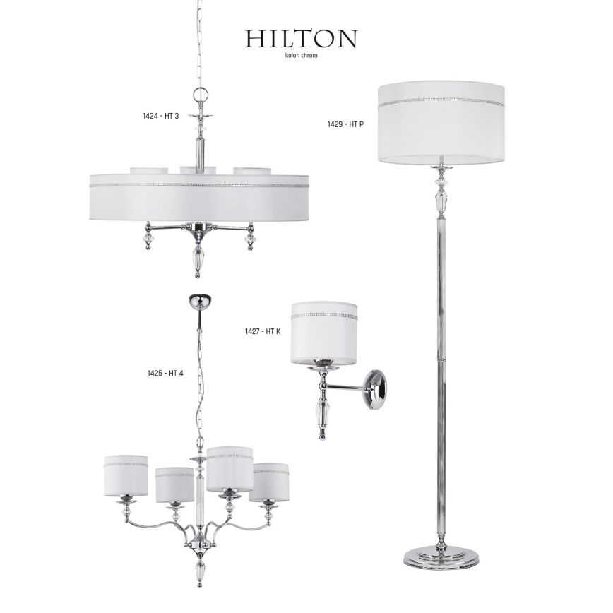 Jupiter 1427 - Applique murale HILTON 1xE27/60W/230V