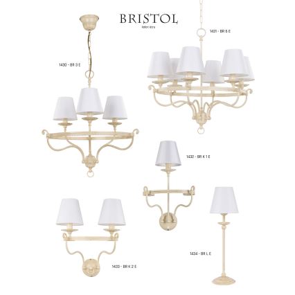 Jupiter 1432 - Applique murale BRISTOL 1xE14/40W/230V