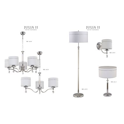 Jupiter 1529 - JU L H - lampe de table JULIA II E27/60W