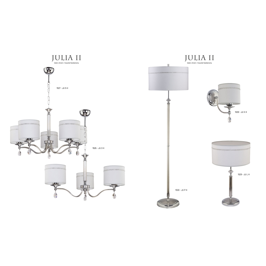 Jupiter 1530 - JU P H - Lampadaire JULIA II E27/60W