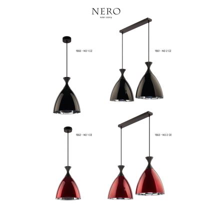 Jupiter 1562 - NO 1 CZE - Suspension NERO E27/60W