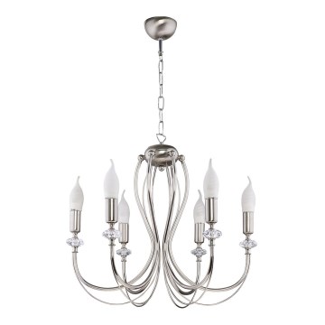 Jupiter 1616 - Lustre avec chaîne MELODY 6xE14/40W/230V