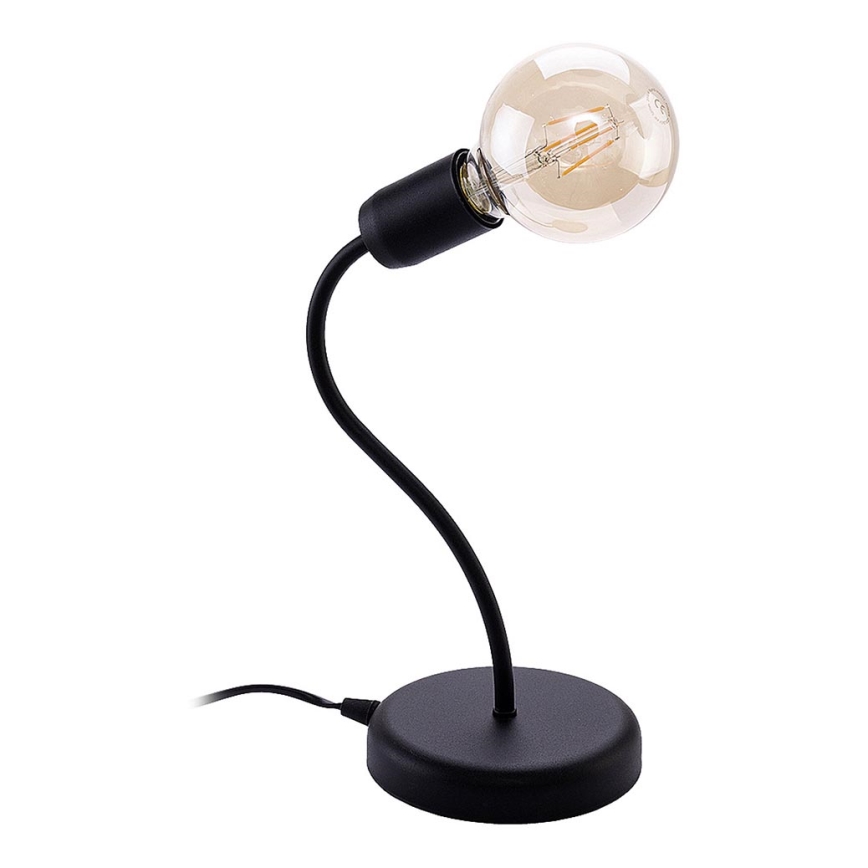 Jupiter 1673 - lampe de table LUCE 1xE27/60W/230V noir