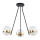 Jupiter 1709 - Lustre avec tige ELFA 3xE14/40W/230V laiton