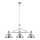 Jupiter 1789 - PT3 - Suspension avec tige PLATINO 3xE27/60W/230V argent