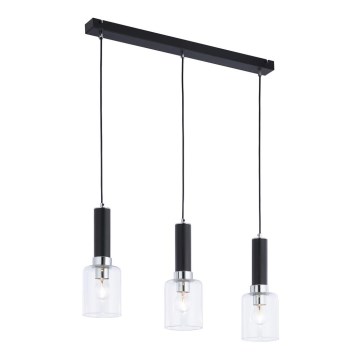 Jupiter 1869 - TU3 - Suspension avec fil TULUZA 3xE27/60W/230V argent