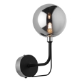 Jupiter 1889 - Applique murale ERIS 1xG9/14W/230V chrome mat/noir/gris fumé