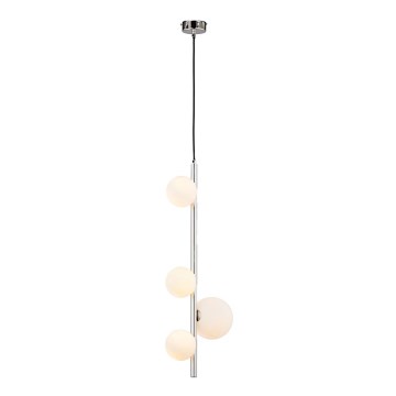 Jupiter 1925 - Suspension filaire TAIDA 4xG9/40W/230V chrome brillant