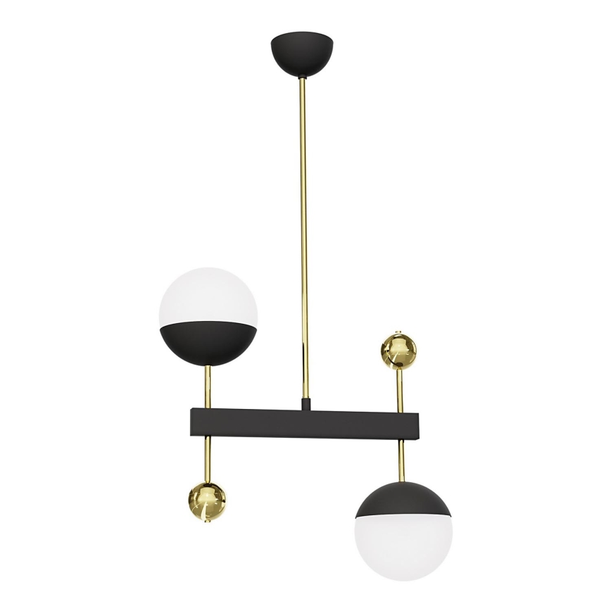 Jupiter 1986 - Suspension-barre DEGO 2xG9/10W/230V noir/doré