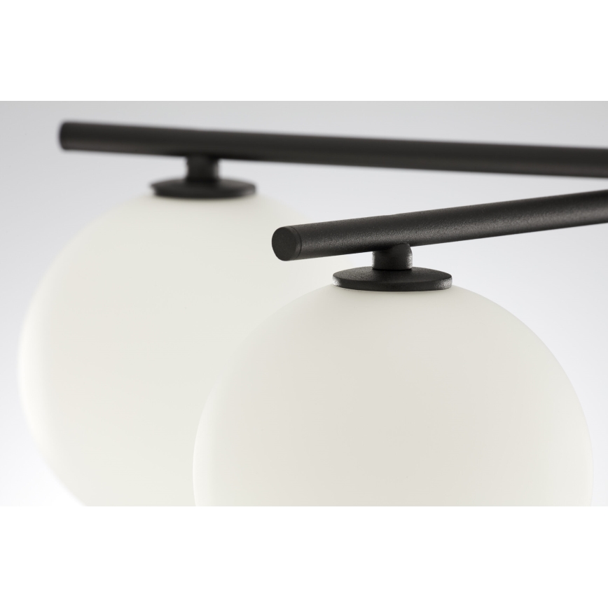 Jupiter 2049 - Plafonnier PRATO 5xG9/14W/230V noir/blanc