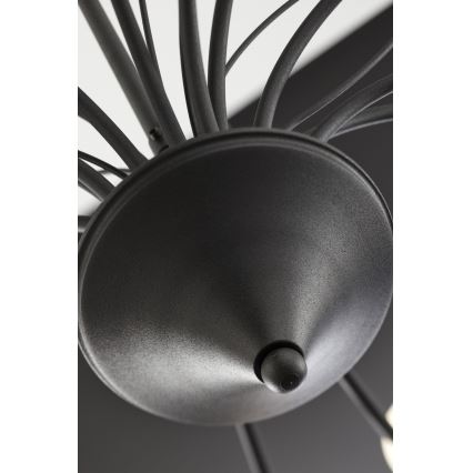 Jupiter 2057 - Lustre sur chaîne GLORIOSA 15xG9/14W/230V noir