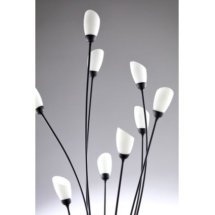 Jupiter 2058 - Lampadaire GLORIOSA 9xG9/14W/230V noir