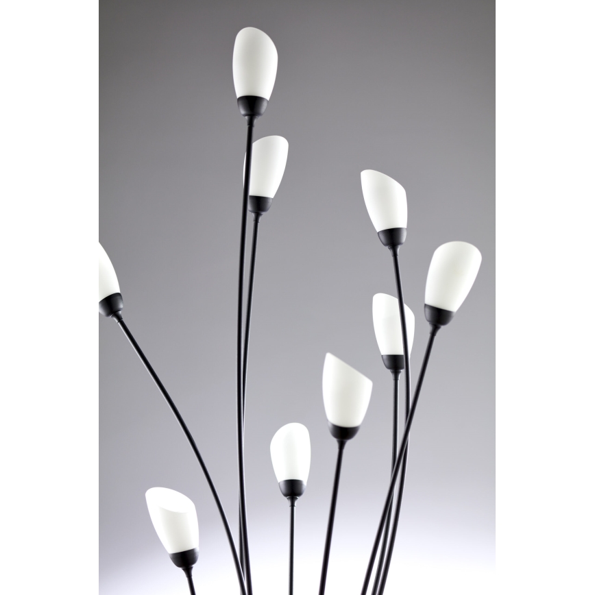 Jupiter 2058 - Lampadaire GLORIOSA 9xG9/14W/230V noir